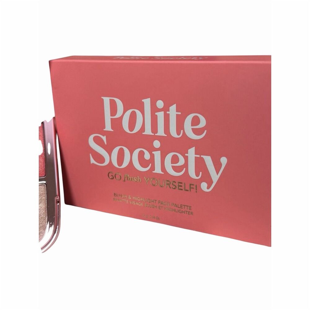 Polite Society Blush & Highlight Face Palette Assorted Shades Glow - Picture 4 of 16